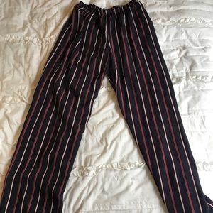 Adorable striped brandy Melville pants